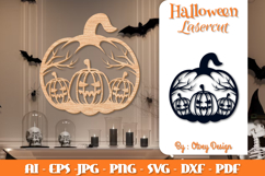 Halloween Pumpkins Lasercut File BUNDLES Product Image 2