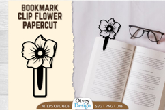 Clip Bookmark Flower Papercut BUNDLES Product Image 8