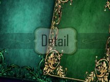 Green Victorian Gothic Junk Journal, Floral Diary Papers Product Image 7