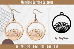 Mandala Earring Lasercut Bundle Product Image 8