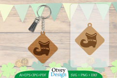 Keychain St Patrick&#039;s Day Lasercut BUNDLES Product Image 8
