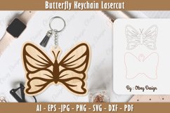 Butterfly Keychain Lasercut Product Image 1