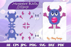 Monster Kids Lollipop Holders | Halloween Lollipop Product Image 1