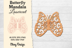 Butterfly Mandala Lasercut BUNDLES Product Image 8