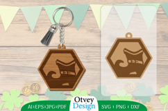 Keychain St Patrick&#039;s Day Lasercut Product Image 1
