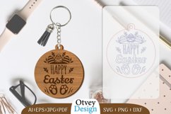 Happy Easter Keychain Lasercut BUNDLES 12 DESIGNS Product Image 8