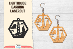 Lighthouse Earring Lasercut BUNDLES Product Image 8