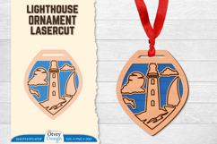 Lighthouse Ornament Lasercut Product Image 1