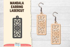 Mandala Earring Lasercut BUNDLES Product Image 8