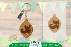 Keychain St Patrick&#039;s Day Lasercut Product Image 1