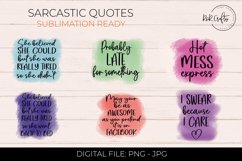 Sarcastic Sublimation Bundle, Humorous PNG - Sarcasm JPG Product Image 1
