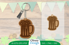 Keychain St Patrick&#039;s Day Lasercut Product Image 1