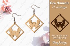 Keychain Sea Animals Lasercut SVG Bundle 12 Designs Product Image 9
