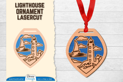 Lighthouse Ornament Lasercut Product Image 1