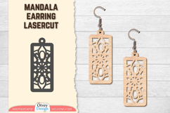 Mandala Earring Lasercut BUNDLES Product Image 9