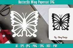 Butterfly Papercut Cricut SVG Product Image 1