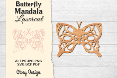 Butterfly Mandala Lasercut BUNDLES Product Image 9
