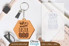 Happy Easter Keychain Lasercut BUNDLES 12 DESIGNS Product Image 9