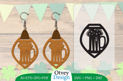 St Patrick&#039;s Day Earrings LaserCut File BUNDLE Product Image 9