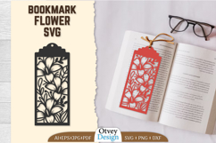 Bookmark Flower SVG Product Image 1