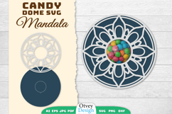 Mandala Candy Dome SVG | Candy Holder SVG BUNDLES Product Image 9