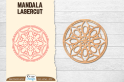 Mandala Round Lasercut BUNDLES Product Image 9