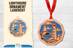 Lighthouse Ornament Lasercut BUNDLES Product Image 9