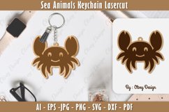 Keychain Sea Animals Lasercut SVG Product Image 1