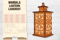Mandala Lantern Lasercut Product Image 1