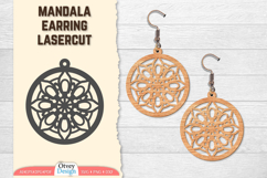 Mandala Earring Lasercut BUNDLES Product Image 9