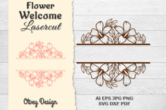 Flower Welcome Lasercut Product Image 1