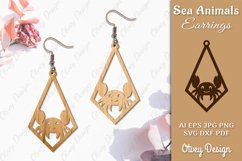 Keychain Sea Animals Lasercut SVG Product Image 1