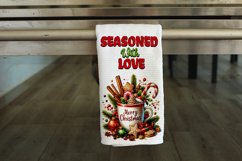 Seasoned With Love, Christmas hot coffee Towel Design Product Image 1