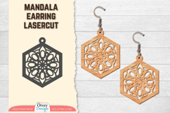 Mandala Earring Lasercut BUNDLES Product Image 5