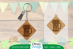 Keychain St Patrick&#039;s Day Lasercut BUNDLES Product Image 9