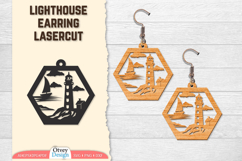Lighthouse Earring Lasercut BUNDLES Product Image 9