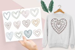 Doodle Heart SVG Product Image 1
