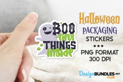 Boo-tiful Things Inside!, Halloween Stickers, Ghost Png Product Image 1