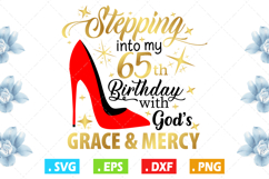 Stepping into my 65th birthday with God&#039;s grace and mercy Product Image 1