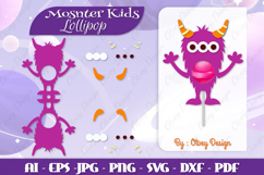 Monster Kids Lollipop Holders | Halloween Lollipop Product Image 1