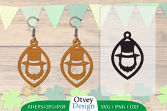 St Patrick&#039;s Day Earrings LaserCut File BUNDLE Product Image 10