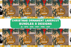 Christmas Ornaments SVG Layered Lasercut BUNDLES 8 DESIGNS Product Image 1