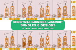 Christmas Earrings Lasercut BUNDLES Product Image 1