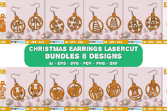 Christmas Earrings Lasercut BUNDLES Product Image 1
