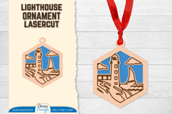 Lighthouse Ornament Lasercut BUNDLES Product Image 10