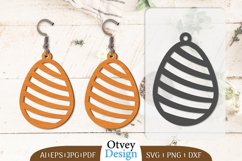 Happy Easter Egg Earrring Lasercut BUNDLES 12 DESIGNS Product Image 10