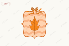 Fall Coquette Frame Clipart Bundle | Fall Sublimation Product Image 9