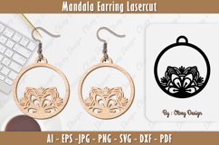 Mandala Earring Lasercut Bundle Product Image 10