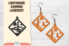 Lighthouse Earring Lasercut BUNDLES Product Image 10