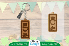 Keychain St Patrick&#039;s Day Lasercut Product Image 1